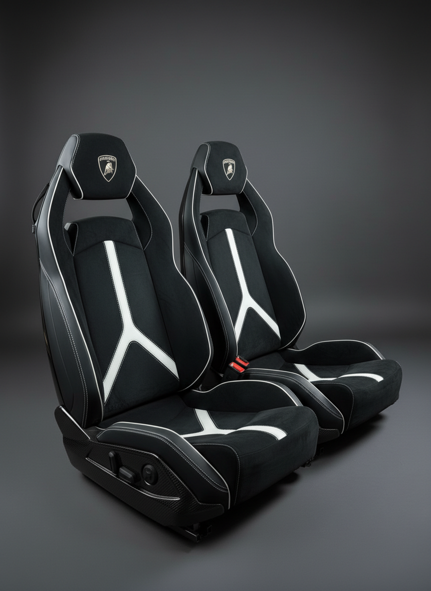 Lamborghini Aventador Seats - Alternate View